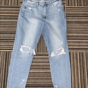 American Eagle Distressed Mom Jeans
